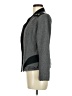 Hazel Chevron-herringbone Gray Wool Blazer Size M - photo 5