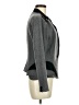 Hazel Chevron-herringbone Gray Wool Blazer Size M - photo 4
