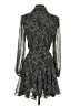 Zara Polka Dots Black Cocktail Dress Size XS - photo 2