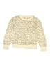 Gap Kids 100% Cotton Animal Print Ivory Pullover Sweater Size 8 - photo 1
