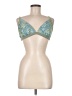 Athleta 100% Polyester Paisley Teal Swimsuit Top Size L - photo 1