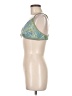 Athleta 100% Polyester Paisley Teal Swimsuit Top Size L - photo 5