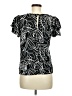 Sugarlips 100% Rayon Black Short Sleeve Blouse Size M - photo 2