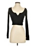 TNA Black Long Sleeve Top Size S - photo 1