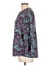 41Hawthorn 100% Polyester Paisley Purple 3/4 Sleeve Blouse Size L - photo 5