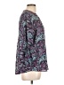 41Hawthorn 100% Polyester Paisley Purple 3/4 Sleeve Blouse Size L - photo 4