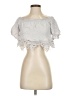 TOBI Gray Short Sleeve Blouse Size S - photo 1