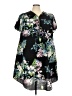 City Chic Print Black Casual Dress Size 22 Plus (XL) - photo 1