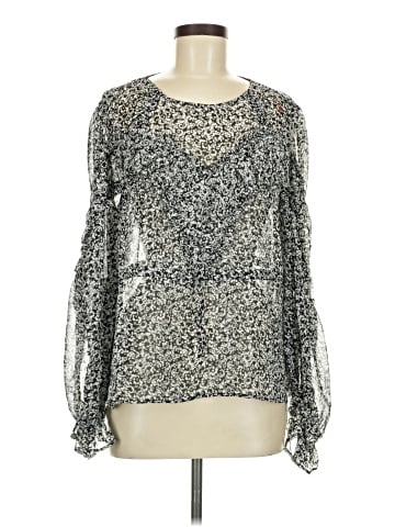Topshop Long Sleeve Blouse (view 1)