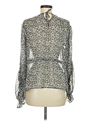 Topshop Long Sleeve Blouse (view 2)