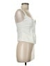 Zara Ivory Sleeveless Blouse Size M - photo 4