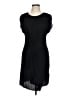 A.L.C. 100% Viscose Solid Black Cocktail Dress Size L - photo 1