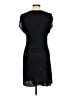 A.L.C. 100% Viscose Solid Black Cocktail Dress Size L - photo 2