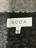 ACOA collection 100% Polyester Animal Print Black Cocktail Dress Size S - photo 7