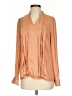 RHIE 100% Polyester Tan Long Sleeve Blouse Size 2 - photo 1