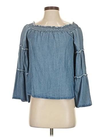 Honey Punch 3/4 Sleeve Blouse (view 1)