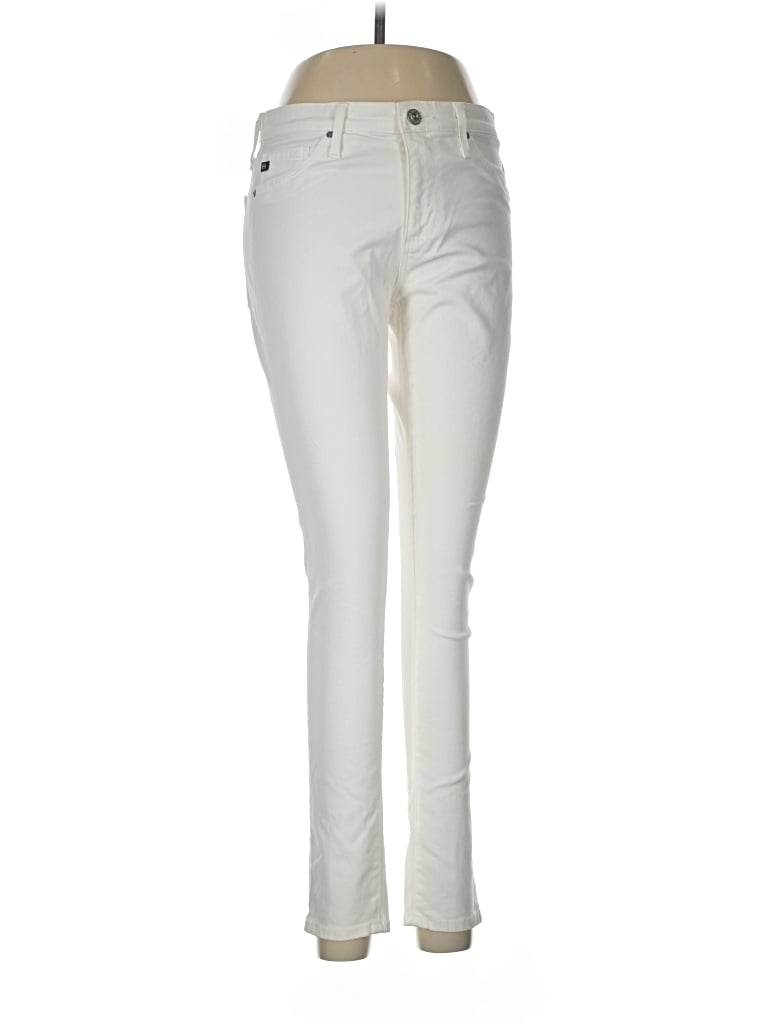 Pre-owned Adriano Goldschmied Jeans In Ivory