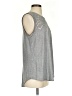 Soft Surroundings Gray Sleeveless Top Size S - photo 4