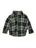 Mish 100% Cotton Plaid Green Gray Long Sleeve Button-Down Shirt Size 5 - photo 1