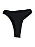 Double Zero Solid Black Swimsuit Bottoms Size S - photo 1