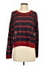 Aqua Stripes Red Pullover Sweater Size S - photo 1