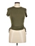 Shein Green Short Sleeve Top Size 8 - 10 - photo 1