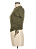 Shein Green Short Sleeve Top Size 8 - 10 - photo 5