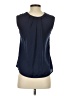 Zara Basic Blue Sleeveless Button-Down Shirt Size S - photo 2