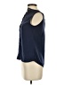 Zara Basic Blue Sleeveless Button-Down Shirt Size S - photo 5