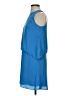 Ann Taylor 100% Polyester Solid Blue Cocktail Dress Size XS - photo 5