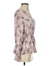 Maurices 100% Rayon Pink 3/4 Sleeve Blouse Size XS - photo 4