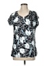 Zeagoo Blue Short Sleeve Blouse Size M - photo 1