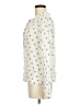 Gap 100% Viscose Rayon Print Ivory Long Sleeve Blouse Size M - photo 5