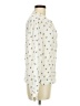 Gap 100% Viscose Rayon Print Ivory Long Sleeve Blouse Size M - photo 4