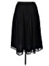 DKNYC 100% Polyester Solid Black Formal Skirt Size 10 - photo 2