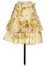 Beulah Style Floral Yellow Formal Skirt Size S - photo 2
