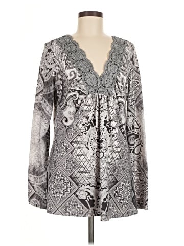 One World Long Sleeve Blouse (view 1)