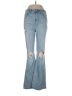 Daze Hearts Blue Jeans Size 30 waist - photo 1