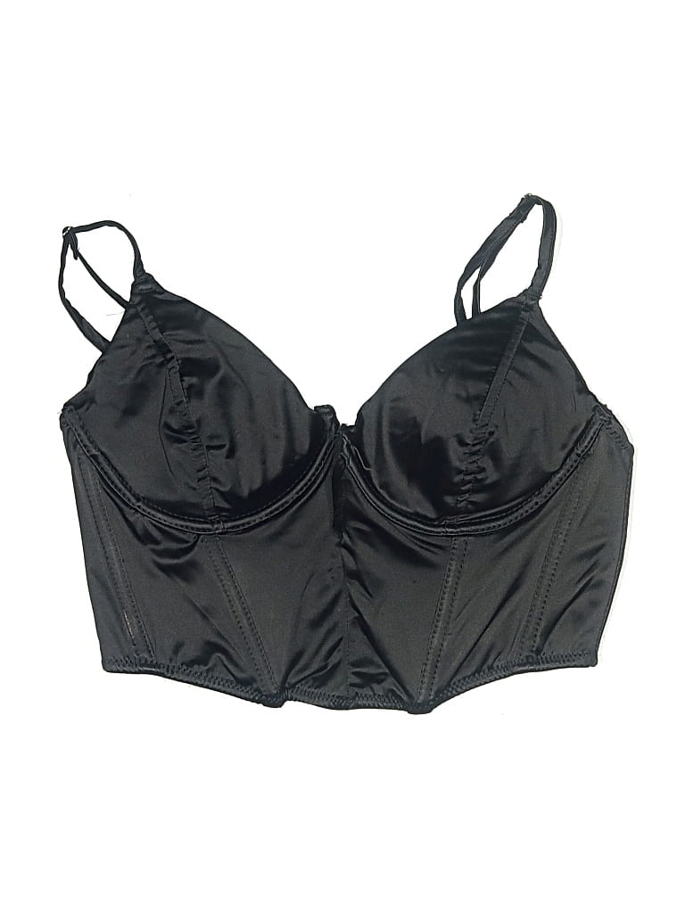 Pre-owned Garage Sleeveless Top Black Sweetheart Neckline Tops