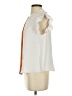 Ces Femme 100% Polyester Color Block Orange Sleeveless Blouse Size S - photo 5