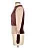 Rag & Bone Color Block Burgundy Turtleneck Sweater Size S - photo 5