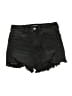 Forever 21 Black Denim Shorts Size 26 waist - photo 1