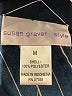 Susan Graver 100% Polyester Stripes Black Blazer Size M - photo 6