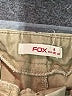 Fox 100% Cotton Solid Green Khaki Shorts Size 6 - photo 3