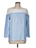 Halogen Blue 3/4 Sleeve Blouse Size M - photo 1