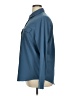 Unbranded Solid Blue Long Sleeve Blouse Size XL - photo 5