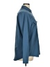 Unbranded Solid Blue Long Sleeve Blouse Size XL - photo 4