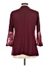 Studio Works Burgundy 3/4 Sleeve Top Size M - photo 2