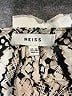 Reiss 100% Viscose Animal Print Silver Long Sleeve Blouse Size 6 - photo 7