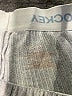 Jockey Chevron-herringbone Silver Athletic Shorts Size M - photo 3